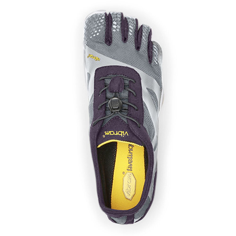 Vibram Five Fingers Womens Training Shoes - Grey/Purple - KSO EVO - 15267-IDFY